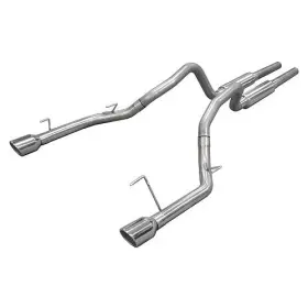 Sfm79 Pypes Performance Exhaust - 409 Ss Mid-muffler Cat-back System With Split Rear Exit