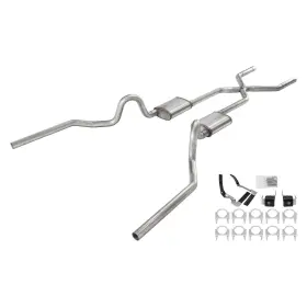 Sga18v Pypes Performance Exhaust For Oldsmobile 442 68-71 System 409 Ss Crossmember-back