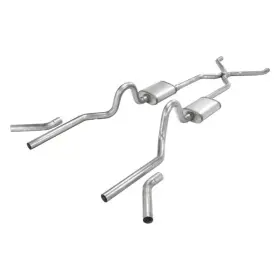 Sgc46s Pypes Performance Exhaust 409 Ss H-bomb Crossmember-back System W Split Rear/side Exit