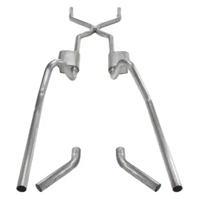 Sgc49s Pypes Performance Exhaust For Chevy Bel Air 55-57 Crossmember-back System W Split Rear Exit