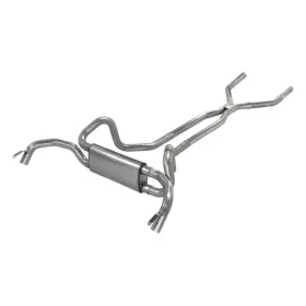 Sgf40 Pypes Performance Exhaust - 409 Ss H-bomb Crossmember-back System With Split Rear