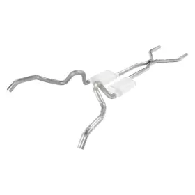 Pypes Performance Exhaust Sgn40 For Chevy Ii 62-67 System 409 Ss H-bomb Crossmember-back