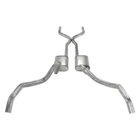 Pypes Performance Exhaust Sgn40t For Chevy Ii 62-67 System 409 Ss H-bomb Crossmember-back