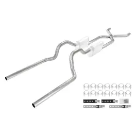 Sgt73 Pypes Performance Exhaust For Chevy C10 Pickup 63-66 System 409 Ss Crossmember-back Sgt73 Pypes Performance Exhaust For Chevy C10 Pickup 63-66 System 409 Ss Crossmember-back