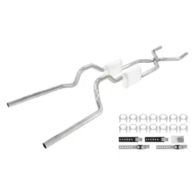 Sgt74 Pypes Performance Exhaust For Chevy C10 Pickup 63-66 System 409 Ss Crossmember-back Sgt74 Pypes Performance Exhaust For Chevy C10 Pickup 63-66 System 409 Ss Crossmember-back