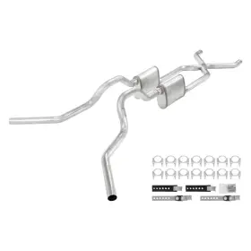 Sgt75s Pypes Performance Exhaust For Chevy C10 Pickup 63-66 System 409 Ss Crossmember-back