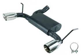 Sjj20s Pypes Performance Exhaust Street-pro Axle-back System 2007-2018 J