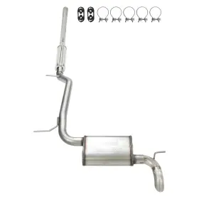 Sjj21t Pypes Performance Exhaust For Jeep Wrangler 07-17 System 409 Ss High Ground Clearance