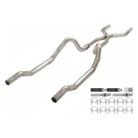 Smb43 Pypes Performance Exhaust For Dodge Charger 66-74 System 409 Ss Crossmember-back