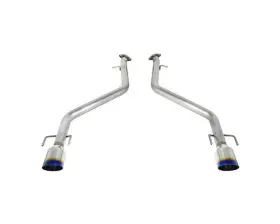 Ro-tte4-s Remark Axle Back Exhaust With Burnt Single Wall Tip For 2021-2022 Lexus Is350