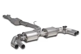 040122 Remus Rs3 Sedan Set Of Outlet Tubes Quad Flow New System # 9999