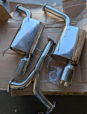 Cb-1001 Rev9 Used Flowmaxx Axle Back Exhaust For 06-11 Lexus Gs300 Gs350 Gs430 Gs46 S190