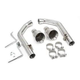 Cb-1009a Rev9 Axle-back Flowmaxx Straight Pipe Exhaust System For Ford Mustang Gt 2015-17