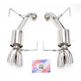 Cb-1120 Rev9 Axle-back Flowmaxx Sports Exhaust For Subaru Wrx / Sti Sedan Gj 2011-14