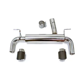 Cb-211 Rev9 2 Flowmaxx Axle-back Sports Exhaust Carbon For Bmw 435i /xdrive F32 F33 14-16