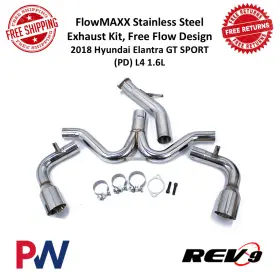Rev9 Cb-400a 1 Flowmaxx Steel Exhaust Kit Free Flow Design For 2018 Hyundai Elantra Gt L4