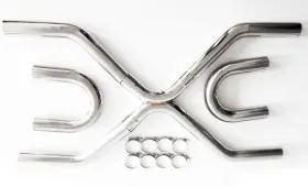 Seyy Cbe Un300 T304 3 Inch Universal Exhaust System Builder X-pipe Tubing Kit Ls Engine Swap Set