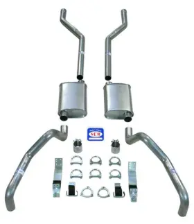 23032 Shafers Classic Reproductions Fits 1967 - 1969 Camaro 2-1/2 Inch Exhaust System With Small Block Long Style H