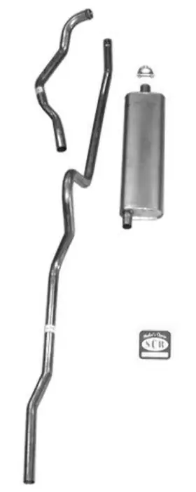 63009 Shafers Classic Reproductions Fits 1956 Chevrolet Full Size Hardtop 6 Cyl. Exhaust System