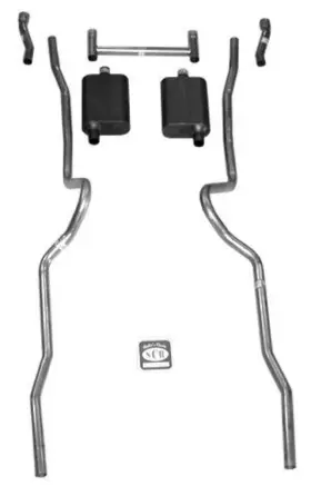 63036 Shafers Classic Reproductions Fits 1955 - 1957 Chevrolet Full Size Exhaust System