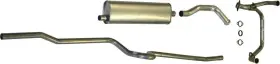 Sc63012 Shafers Classic 1956 Chevrolet 8 Cylinder Sedan / Hard Top Aluminized Single Exhaust System