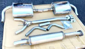 155851 Sleyuyir Exhaust System Resonator And Muffler For Nissan Altima 2010-2018 2.5l 4 Door