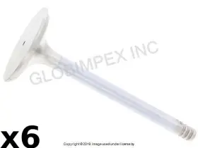 993-105-419-83 Sm Engine Parts For Porsche 95-96 Exhaust Valve 43.5 Mm / 8 Stem 6 Pcs