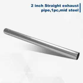 Spmty-0021 Speedracingturbo 1pc 2 Inch Od Mild Steel Exhaust System Pipe Custom Diy Universal 47 Length
