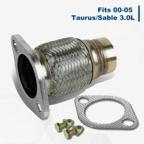 Spt-ftau00 Speedracingturbo 2 Inch Catalytic Converter Flex Pipe Connector Adaptor For Ford Taurus/sable 3.0l