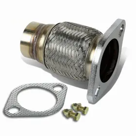 Spt-fxpipe-ftau00 Speedracingturbo 2 Inch Catalytic Converter Flex Pipe Connector Adaptor For Ford Taurus/sable 3.0l