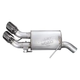 Stainless Works Ca16rvmkfbc For Chevy Camaro 16-21 304 Ss Axle-back Exhaust System W Quad Rear Exit