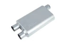 Sf42583 Street Flow Transverse 4 Inch X9.5 Oval Muffler 2.5 Offset In Dual Out