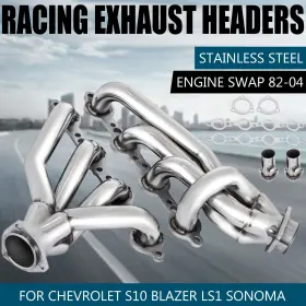 25-1039 Super-hypress For Ls Swap S10 Conversion Headers Truck And Suv Ls1 Ls2 Ls3 Ls6 Gmc Jimmy