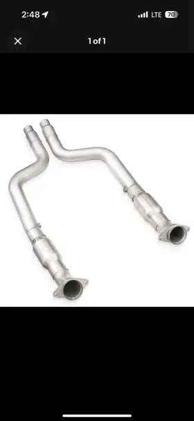 Jeep62cat Sw 2018-21 Durango Srt 6.4l Or Trackhawk 6.2l Growl With These Mid Pipes