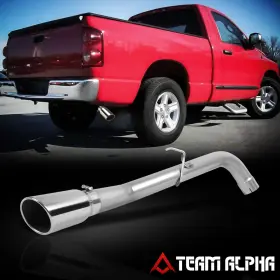 Tma-600rdebc Team-alpha Fits 2013-2018 Ram 2500/ 3500 6.7t 5 Inch Rolled Tip Muffler Filter Back Exhaust