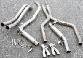 25-tspx9802ota Texas Speed 1998-2002 Camaro Firebird Ls1 Tsp Stainless True Dual Exhaust System