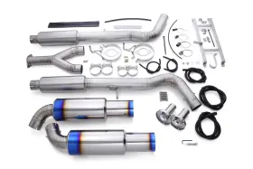 Tb6090-ns21b Tomei Expreme Titanium Muffler Kit Type D For Q60 Dual Exit