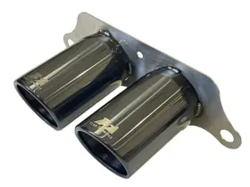 Catback-991-gt3-tip Top Speed Pro-1 Fits Porsche 991 Gt3 Gt3rs 14-19 T304 Upgrade Exhaust Tip In Glossy Gunmetal