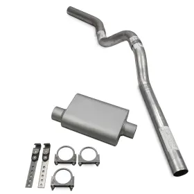 M30gf9906fs2nt003sc Truck Exhaust Kits Chevy Gmc 1500 99-06 Single 3 Inch 2 Chamber Corner Exit
