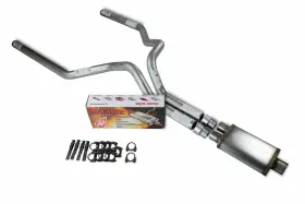M3dff2125cbsnt00re0 Truck Exhaust Kits Ford F150 21-25 3 Inch Dual Cherry Bomb Salute