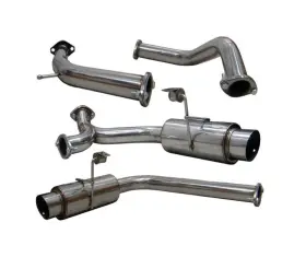 20-7370 Tsudo Fireball Dual Muffler Axle-back Exhaust For 2008-2016 Scion Xb 09 10 11 12
