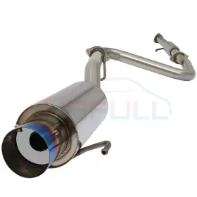 5464845 Ultimate 4 Inch Burnt Ss Muffler Tip Fits 1992-1996 Honda Prelude H22a1 2.2l 2.3l