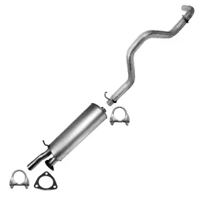 21551 Upsw Exhaust Muffler System Kit Fits 2003-2005 Savana 2500 135 Inch Wheelbase 4.8l 6.0l