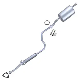 Upsw Exhaust 712809051137 Resonator Muffler System Kit Fits 1994-2001 Acura Integra 1.8l 2-door