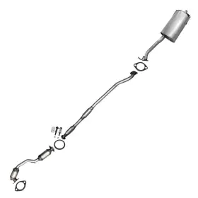 Upsw Exhaust 712809053704 Resonator Muffler With Catalytic Fits 2001-04 Subaru Outback Wagon 2.5l