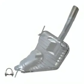 Upsw Exhaust 712809070060 Direct Fit Muffler Tailpipe Fits 1999-2009 Saab 9-5 2.3l Turbocharged