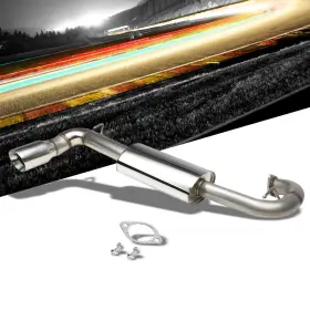 Mur-catb-mustc11-nrt Urmarketoutlet Exhaust Axleback System 4 Inch Rolled Muffler Tip For 11-16 Scion Tc At20 2nd Gen