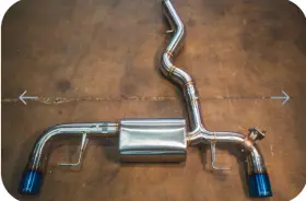 Bmw.g20.330i.axl.br.blk Valvetronic Valved Axleback For Bmw G20/g22 330i/430i Burnt Tips