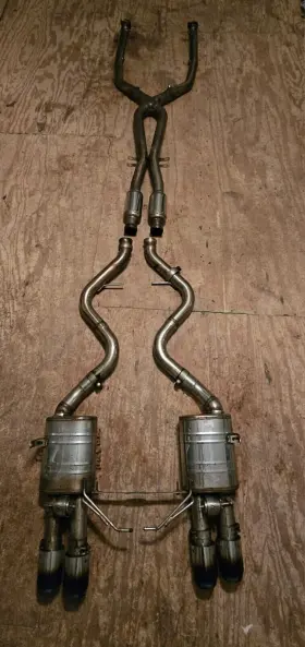 Bmw.e9x.m3.axl.br.brt Valvetronic Designs Exhaust With Burnt Tips For Bmw M3 E90 E92 E93 2008-2013