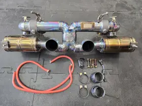 Fer.458.vses.ti Valvetronic Designs Titanium Catback Valved Sport Exhaust For Ferrari 458 Italia